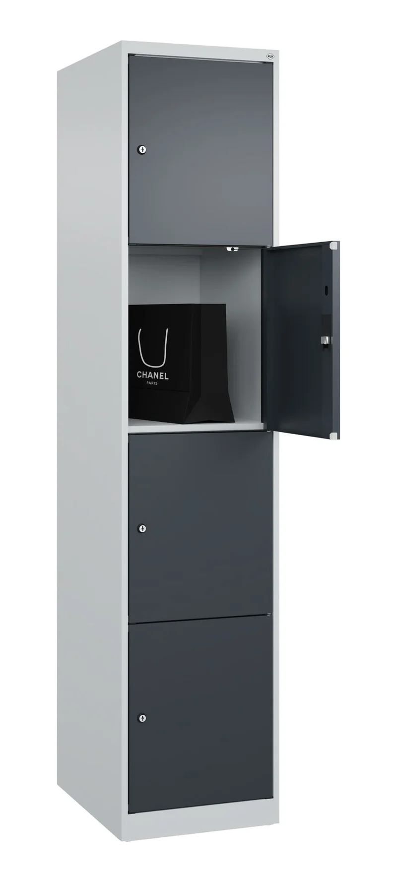 Schließfachschrank Evolo Plus – Metall-Spind mit wählbaren Fächern & Farben