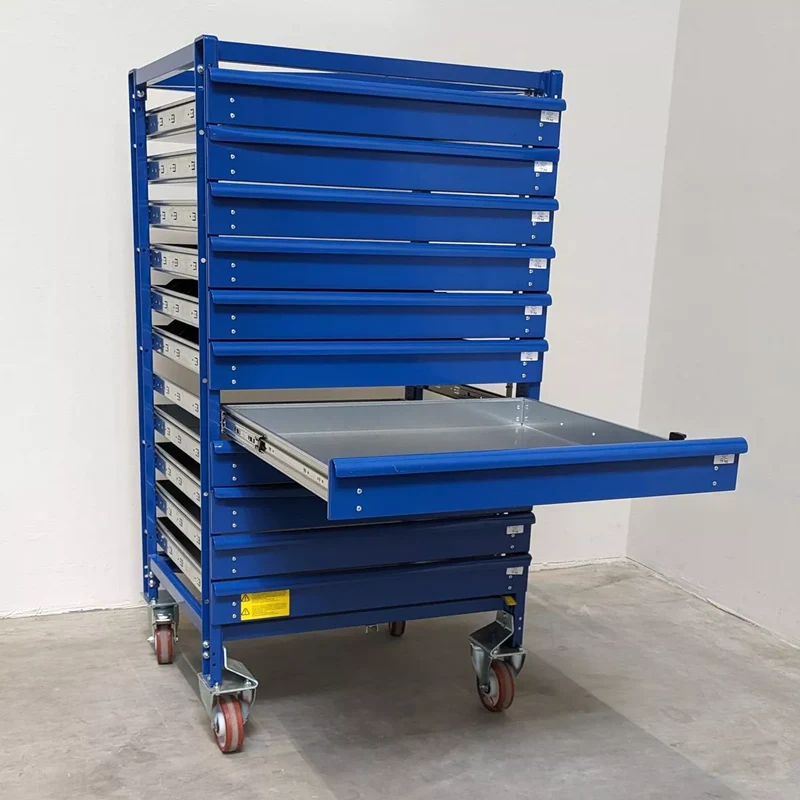 Auszugsregal 800x800 mm Traglast von 75 kg je Schublade