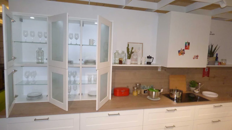 Küche 3630 Holz Weiß