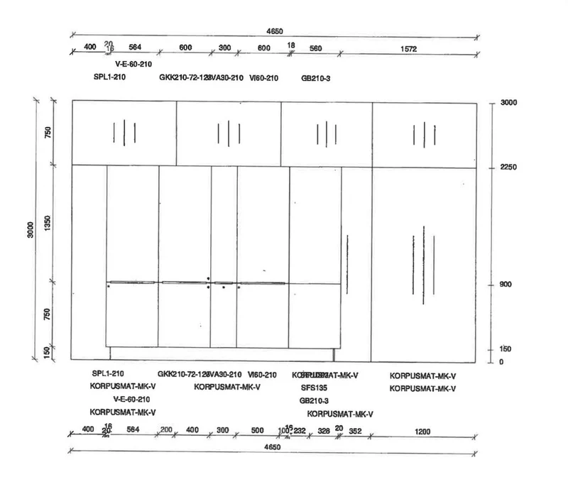 Einbauküche Programm S19 Lack Schwarz Softmatt