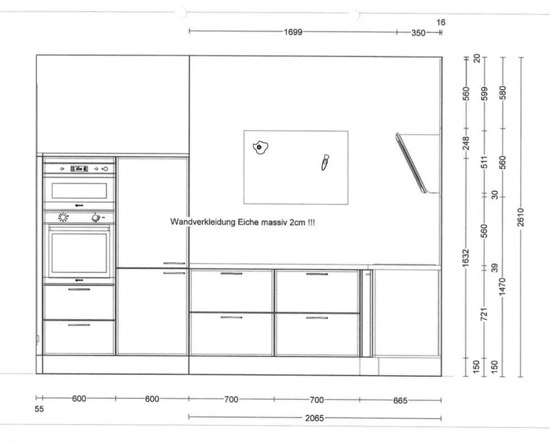 Einbauküche C257 Loft Softlack Weiß Und Seidengrau