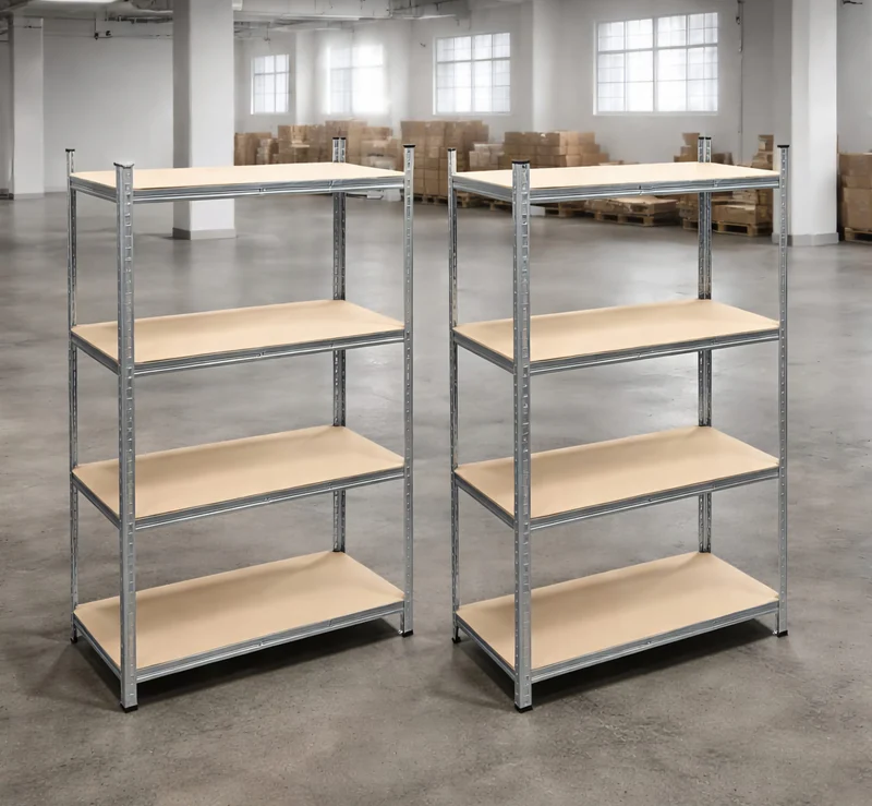 Schwerlastregal mit MDF-Einlagen 160x90x40 cm | 400 kg Gesamtlast