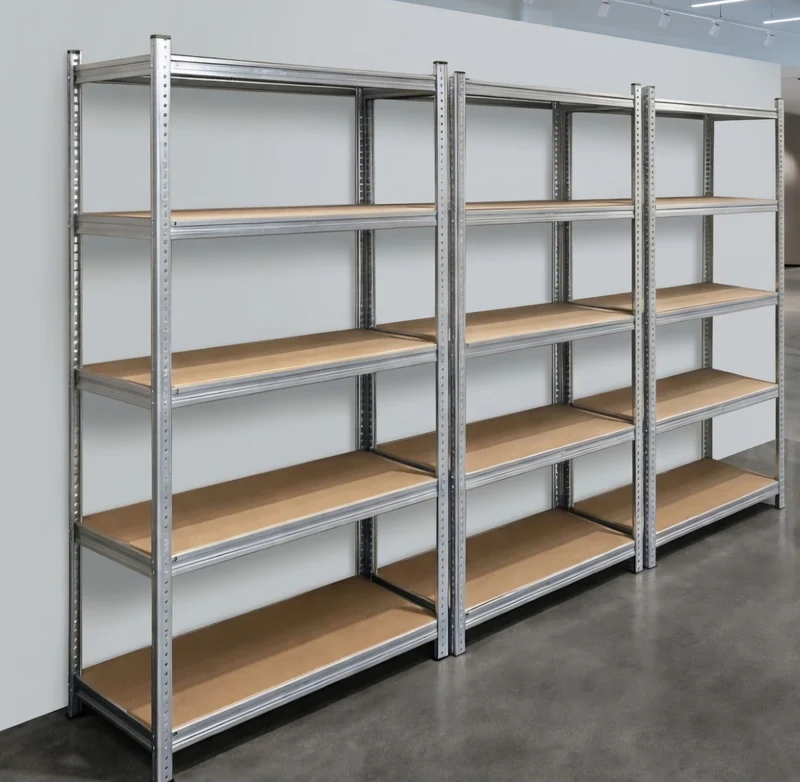Schwerlastregal mit MDF-Einlagen 200x100x50 cm | 500 kg Gesamtlast