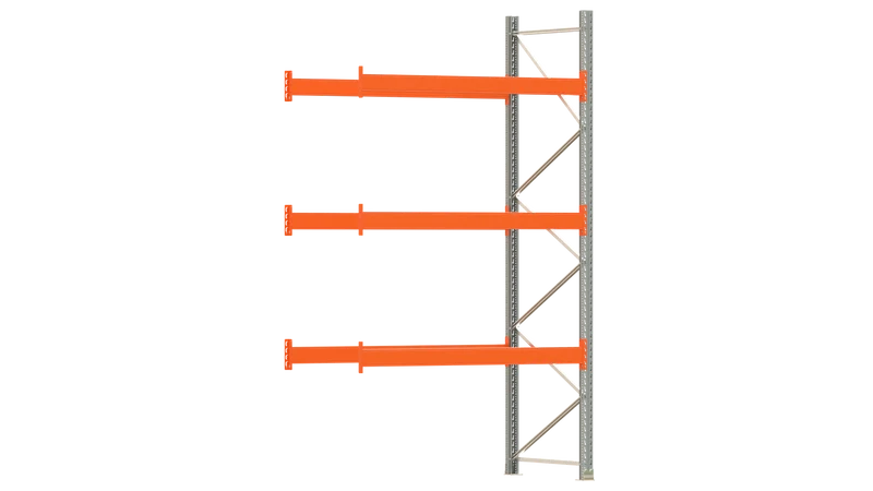 Paletten-Anbauregal 350x190x110 cm Fachlast 3.000 kg Feldlast 6.000 kg