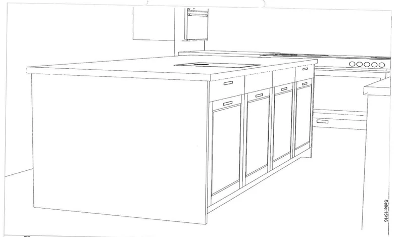 Einbauküche 196 Esche Magnolie Weiß
