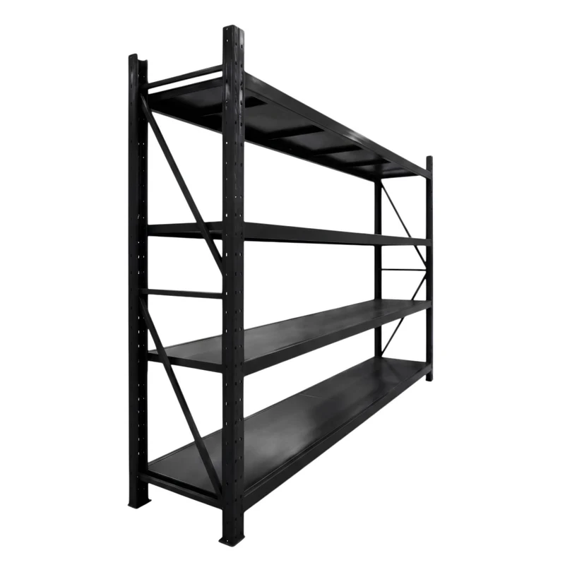 InhandKraft® Schwerlastregal – 200x200x50 - 100 kg Fachlast - Schwarz