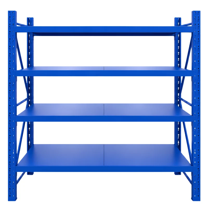InhandKraft® Schwerlastregal – 100 kg Fachlast – Blau – Verschiedene Größen