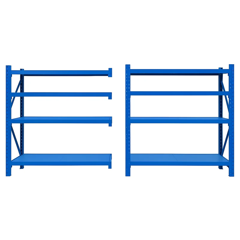 InhandKraft® Schwerlastregal – 100 kg Fachlast – Blau – Verschiedene Größen