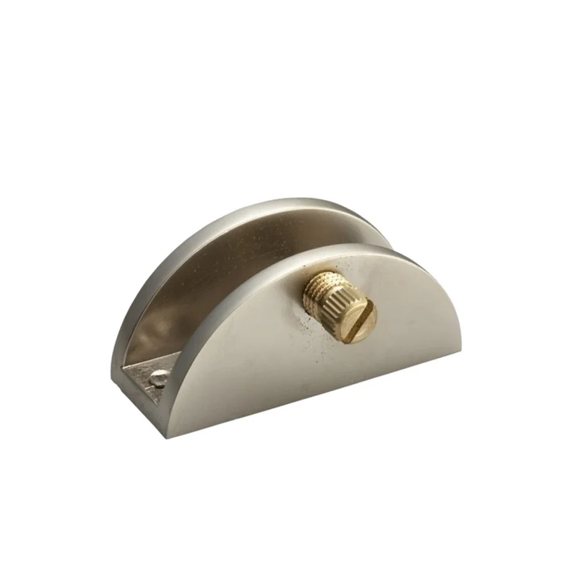 Glasregalhalter halbrund II - Satin