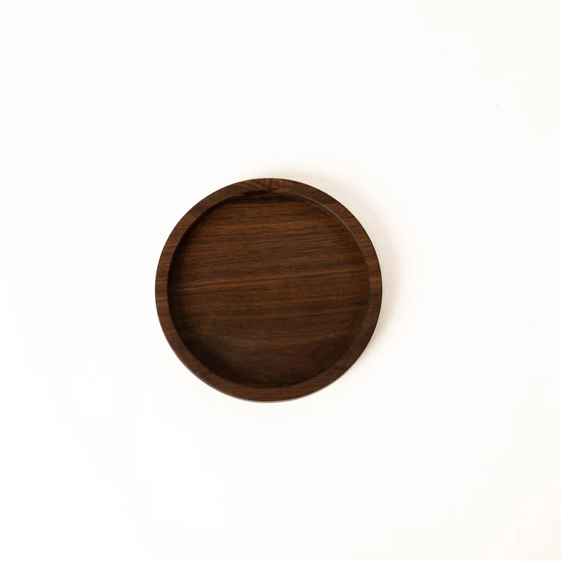 Deko Holztablett rund Ø 13 cm