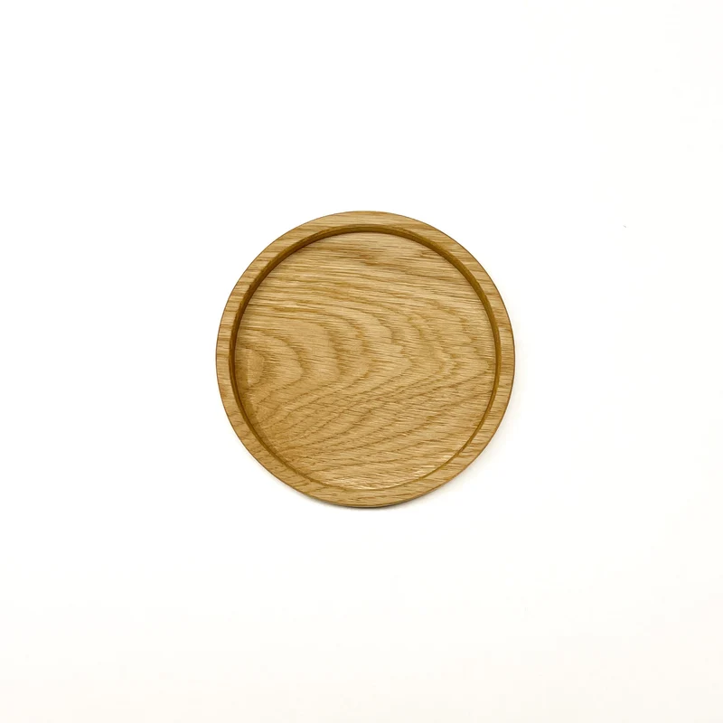 Deko Holztablett rund Ø 13 cm