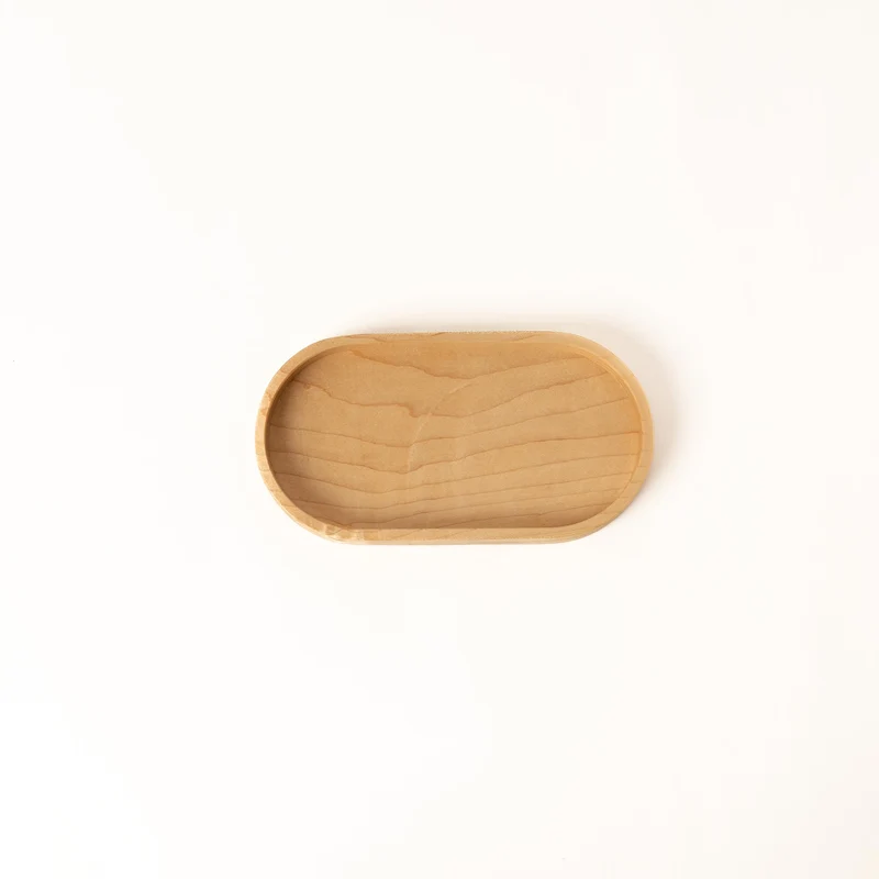 Deko Holztablett oval
