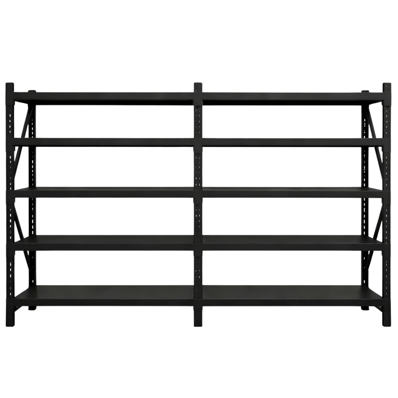 InhandKraft® Schwerlastregal - 240x240x60 - 200 kg Fachlast - Schwarz