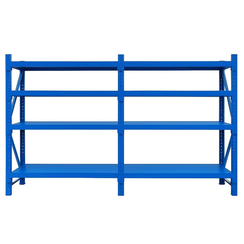 InhandKraft® Schwerlastregal-Set 10 lfm - 200 kg Fachlast - Blau