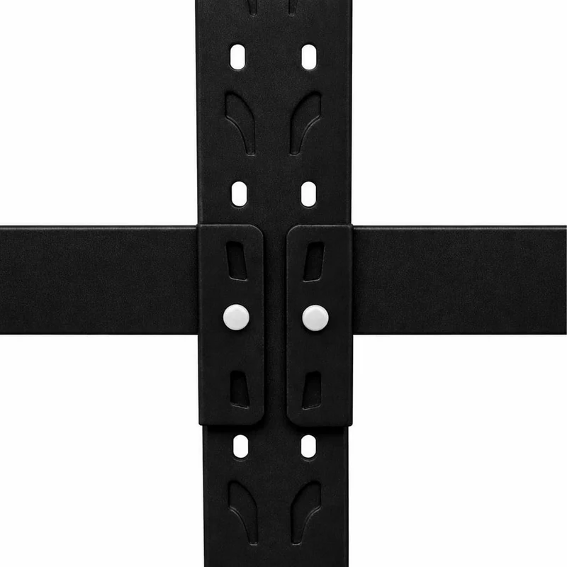 InhandKraft® Schwerlastregal-Set 10 lfm - 200 kg Fachlast - Schwarz
