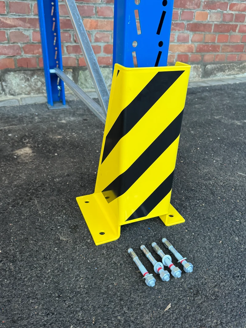 Rammschutz U-Form KENO 40 cm – Zwischenständerschutz aus Stahl für Regalsysteme