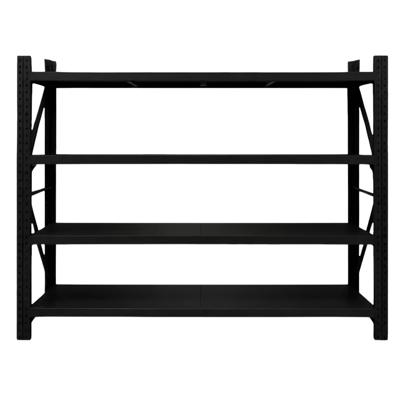 InhandKraft® Schwerlastregal – 500 kg Fachlast – Schwarz - Verschiedene Größen