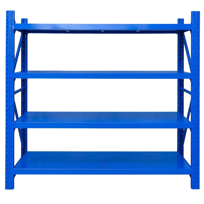 InhandKraft® Schwerlastregal - 200 kg Fachlast - Blau - Verschiedene Größen