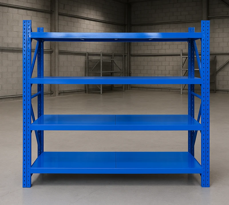 InhandKraft® Schwerlastregal - 200 kg Fachlast - Blau - Verschiedene Größen