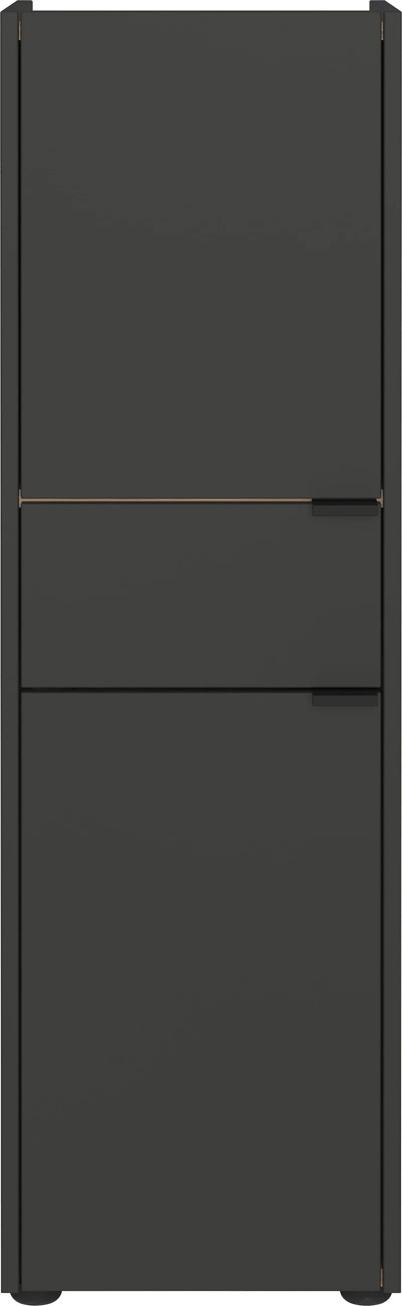Midischrank mit Schublade aus Eiche-Optik mit Soft-Close-Funktion