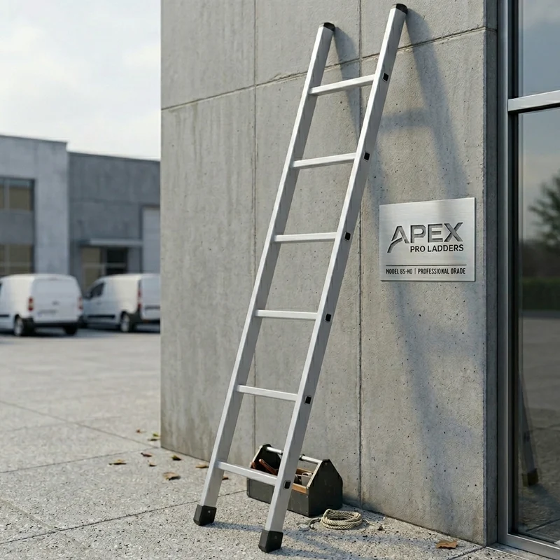 Sprossenleiter 350mm breit ohne Traverse | Für Industrie und Gewerbe