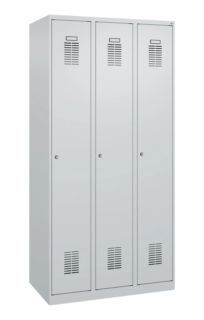 Spind Basis PLUS | aus hochwertigem Stahl | mit verschiedenen Abteilen