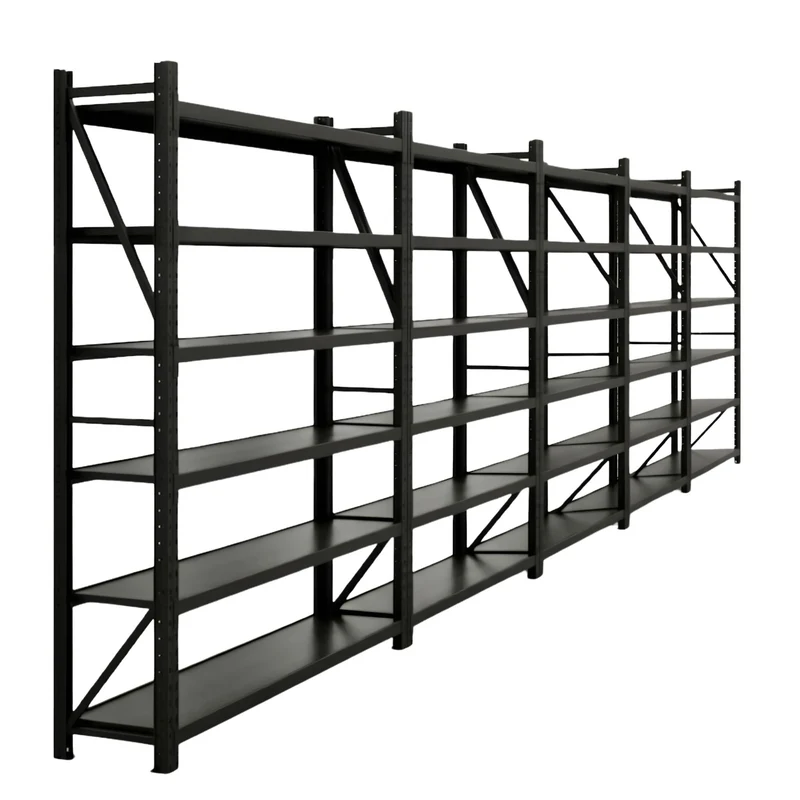 InhandKraft® Schwerlastregal – 300x200x60 - 200 kg Fachlast - Schwarz (Nur Abholung)