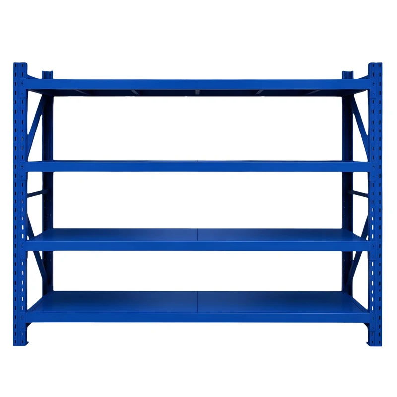 InhandKraft® Schwerlastregal – 500 kg Fachlast – Blau – Verschiedene Größen