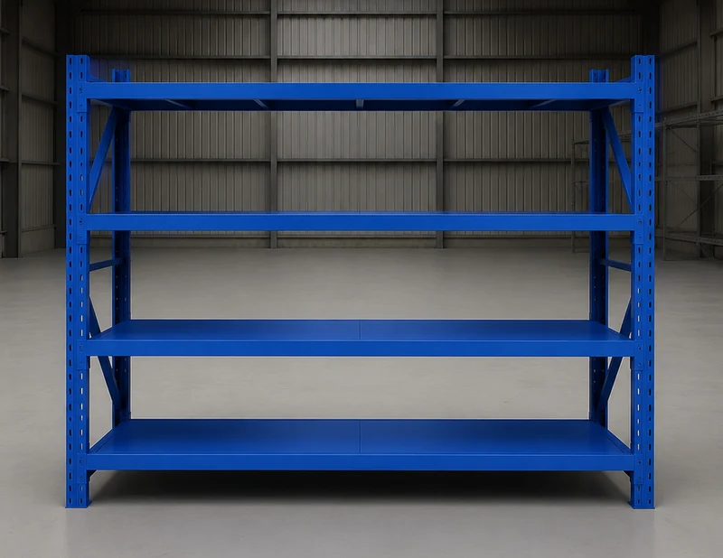 InhandKraft® Schwerlastregal – 500 kg Fachlast – Blau – Verschiedene Größen
