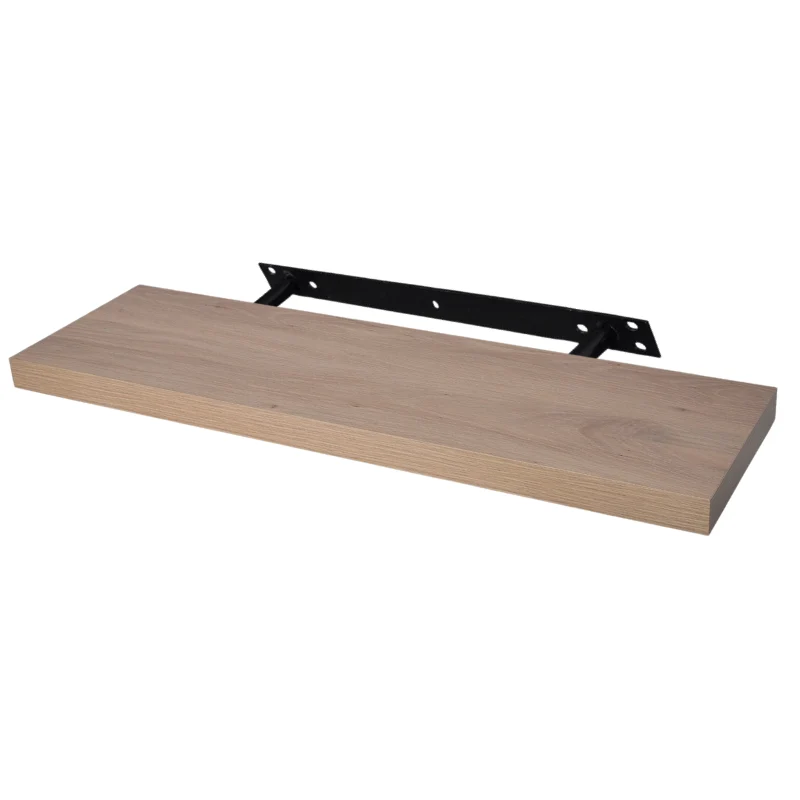 Verdecktes Bücherregal - 3er Pack- Knorrige Eiche - 90cm