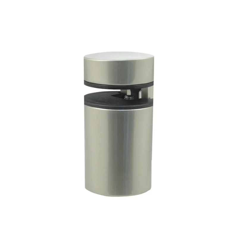Glas- und Tellerhalter zylindrisch - Chrom Matt