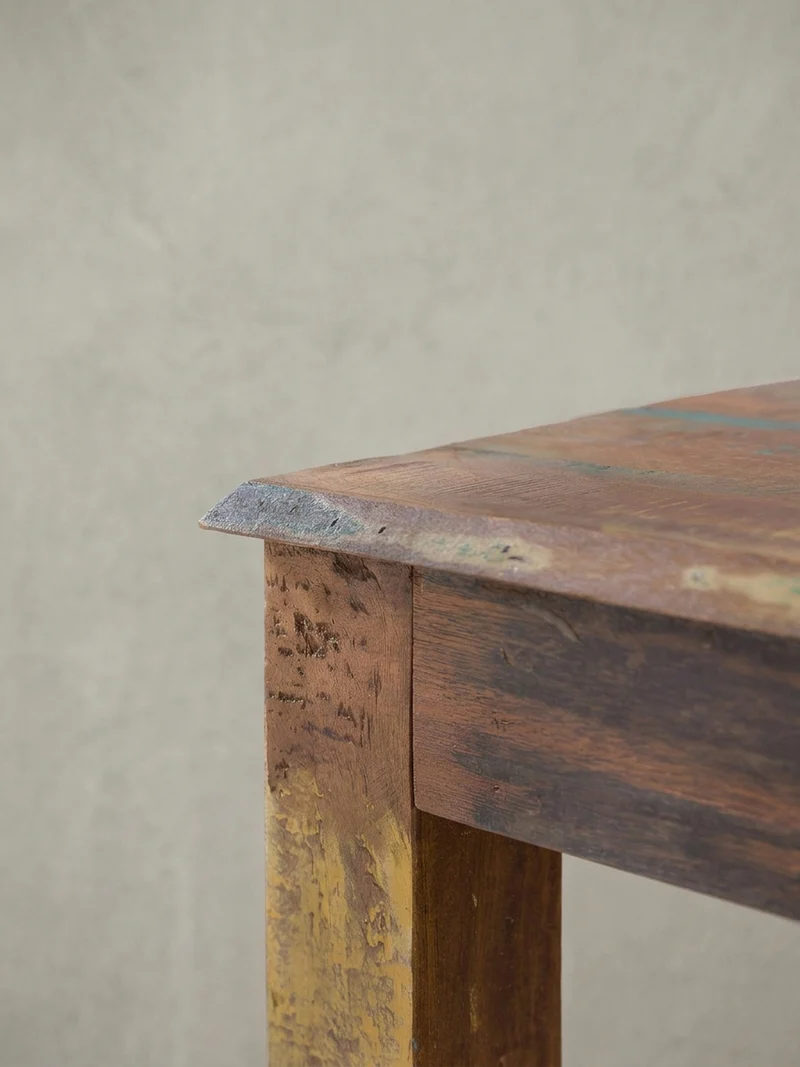 Esstisch Mango Massivholz Klarlack Shabby Design