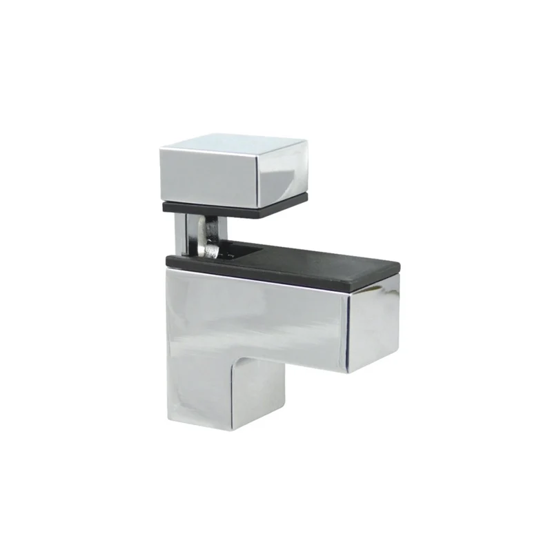 Glas- und Tellerhalter L-Form I - Chrom Matt