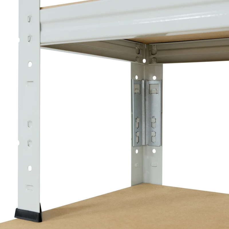 shelfplaza OFFICE Werkbank Regal 190x90x60 cm mit 6 Böden lichtgrau