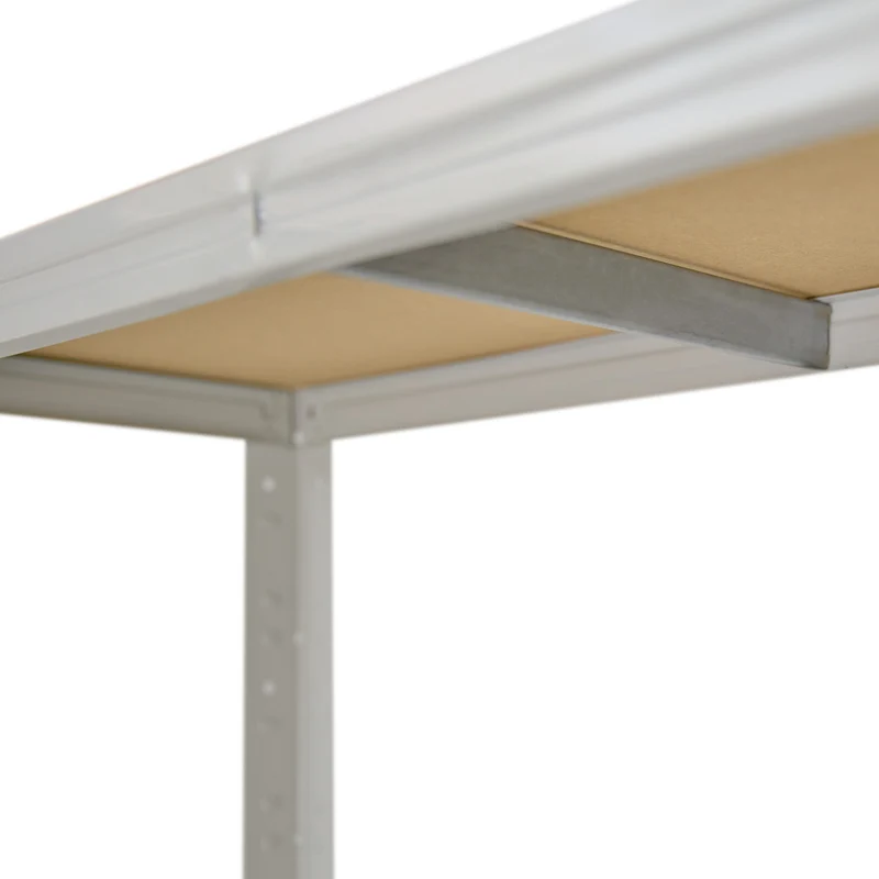 shelfplaza OFFICE Werkbank Regal 190x90x60 cm mit 6 Böden lichtgrau