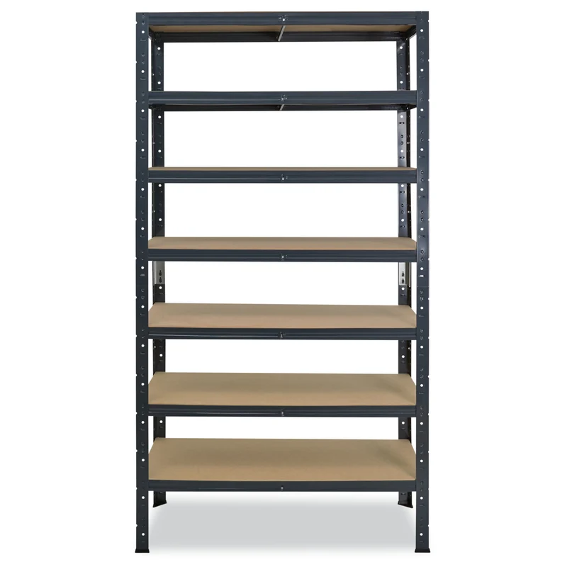 shelfplaza HOME Schwerlastregal 200x100x40 cm anthrazit mit 7 Böden