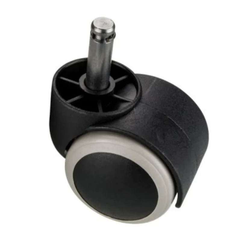 Möbelgummi-Drehrad mit Befestigungsstift 10mm Ø50mm