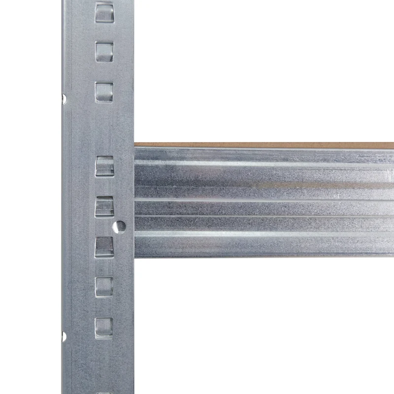 shelfplaza PRO Schwerlastregal 155x75x30 cm verzinkt mit 6 Böden