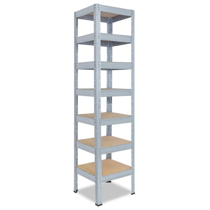shelfplaza PRO Schwerlastregal 200x50x50 cm verzinkt mit 7 Böden