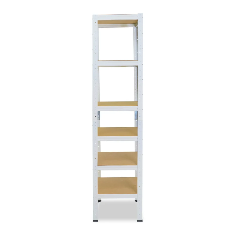 shelfplaza HOME Schwerlastregal 155x40x40 cm weiß mit 6 Böden