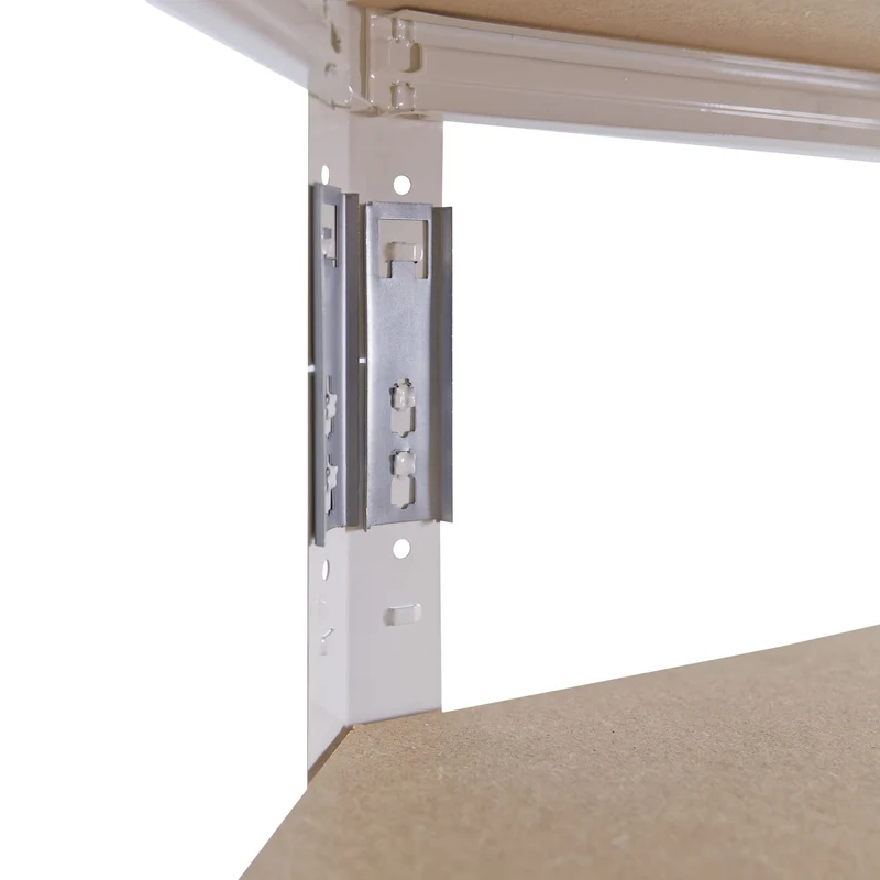 shelfplaza HOME Eckregal 230x60x30 cm weiß mit 7 Böden