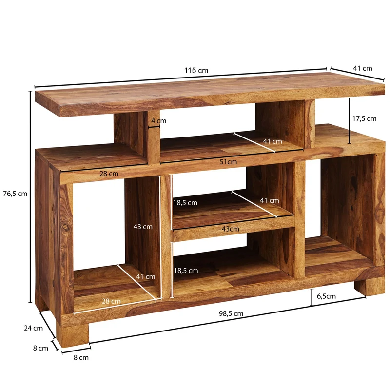 Sideboard – Massivholz, 115x76x40 cm, Landhausstil, auch als TV-Kommode