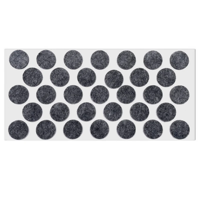 Selbstklebendes Filzpad Ø24mm Grau