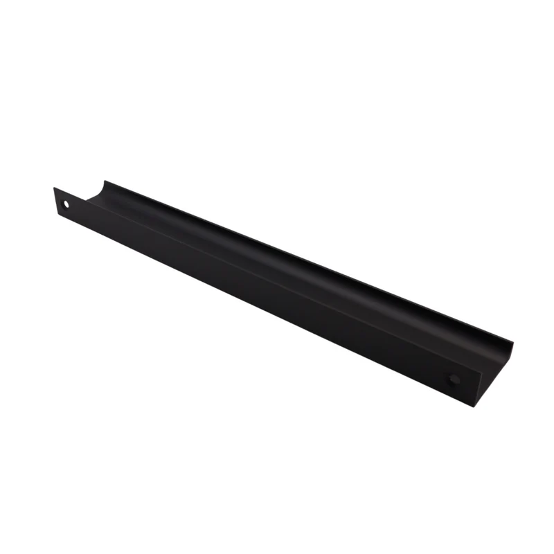Griffleiste Kantengriff 256mm (276mm Gesamtlänge) - Schwarz