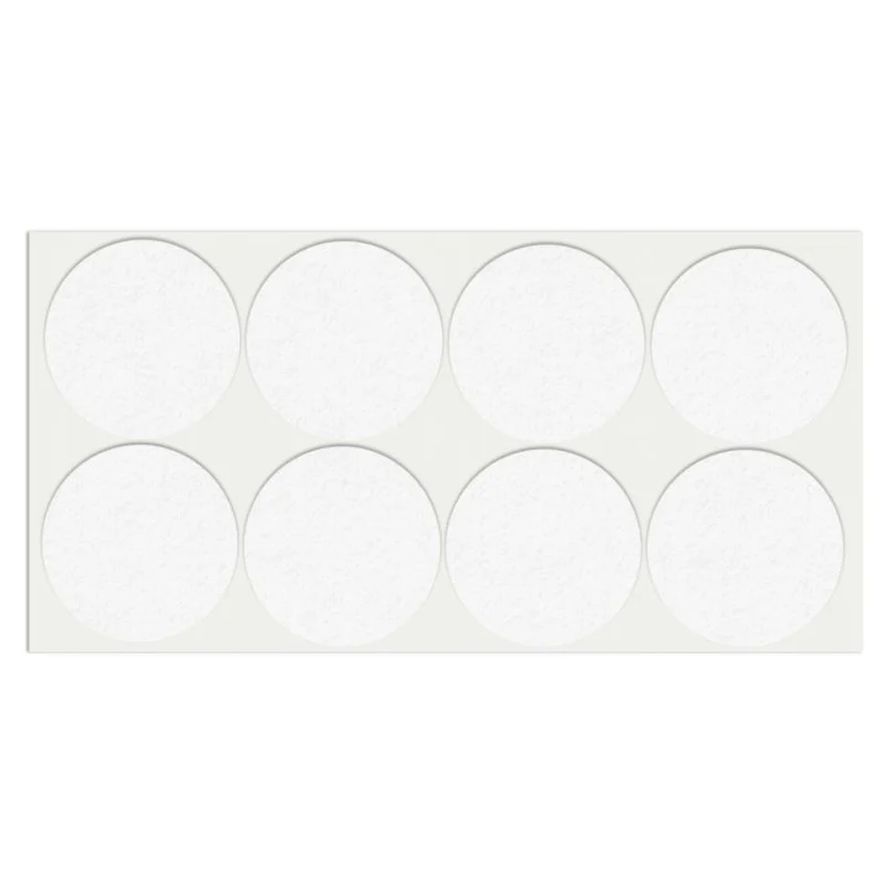 Selbstklebendes Filzpad Ø55mm Weiß