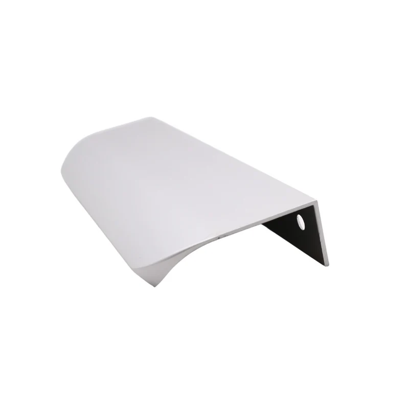 Griffleiste Kantengriff Rund 128mm (148mm Gesamtlänge) - Aluminium
