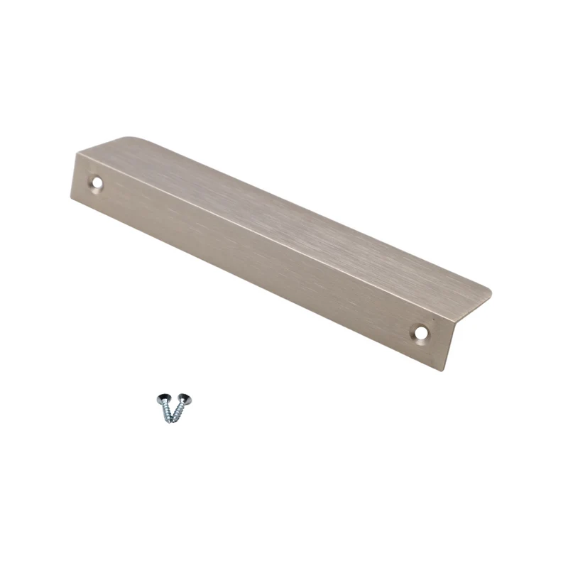 Griffleiste Kantengriff Rund 128mm (148mm Gesamtlänge) - Gebürsteter Edelstahl