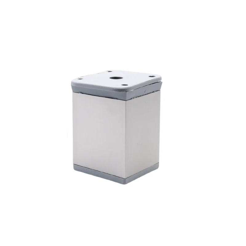 Möbelfüße Quadratisch 40x40mm - 60mm - Aluminium