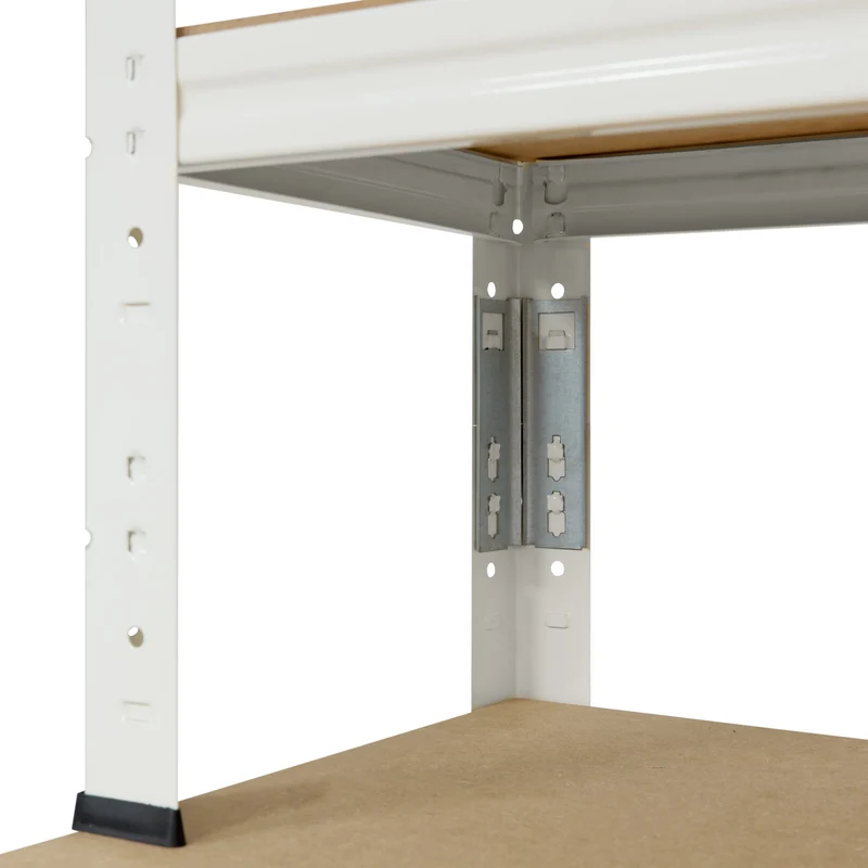 shelfplaza HOME Werkbank Regal 190x90x60 cm mit 6 Böden weiß
