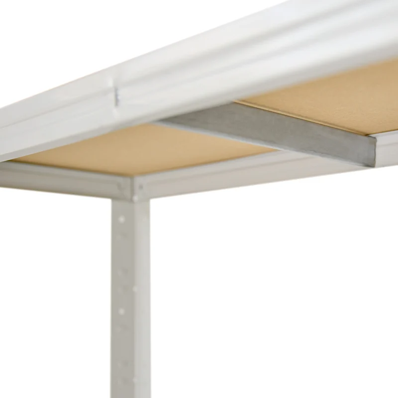 shelfplaza HOME Werkbank Regal 190x90x60 cm mit 6 Böden weiß